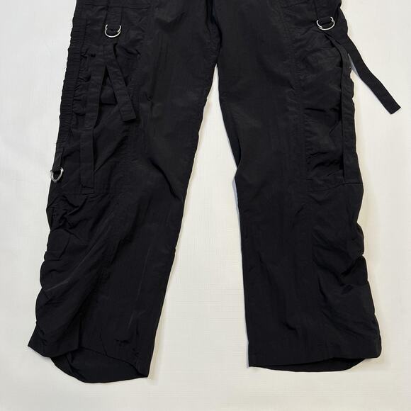 Pacsun Pants Womens XS Black Cargo Streetwear Elastic Waist Utility Pockets New - Picture 6 of 12